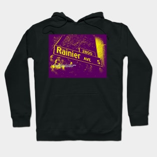 Rainier Avenue South Purple &amp; Gold Seattle Washington by Mistah Wilson Photography Hoodie